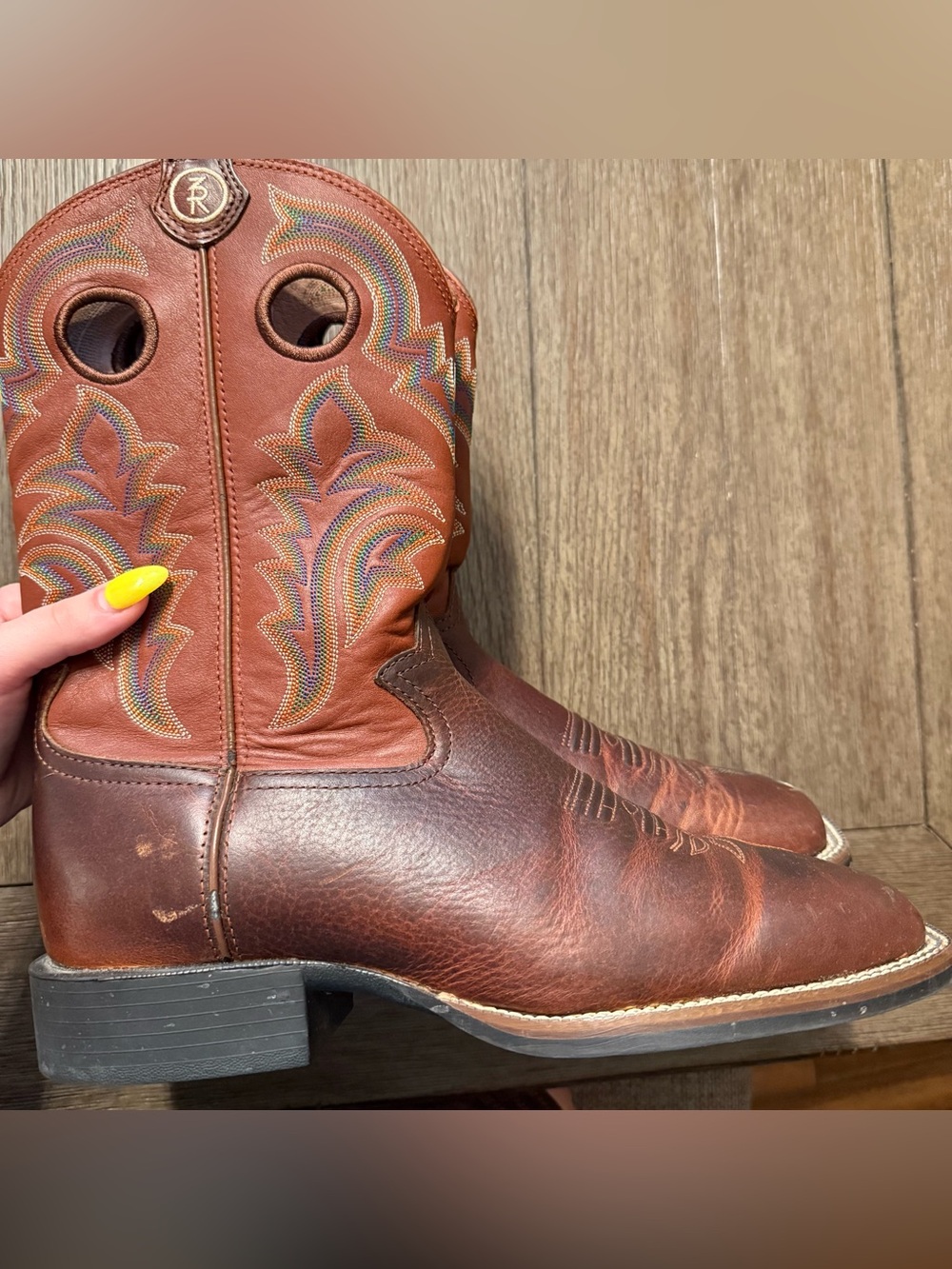 Square toe Tony lama boots